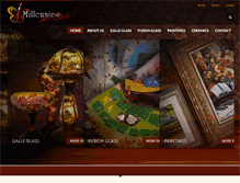 Tablet Screenshot of galle-art-glass.com
